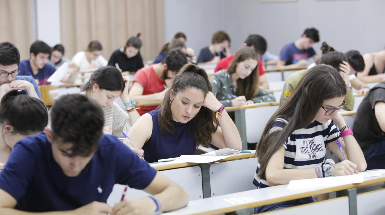 Examen de Selectividad en la Universidad de Córdoba