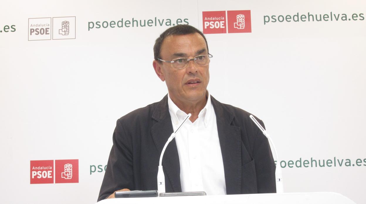 El secretario general del PSOE de Huelva, Ignacio Caraballo