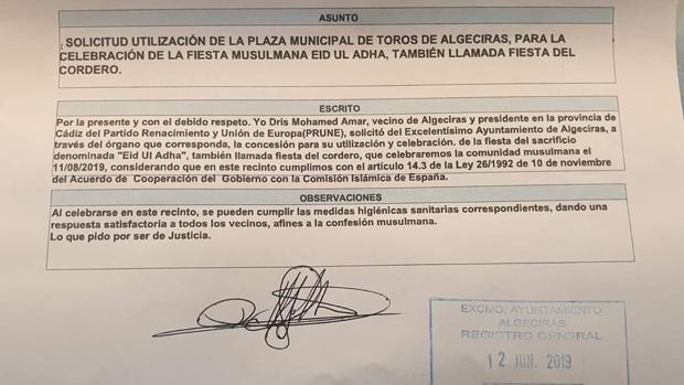 Un partido pide utilizar la plaza de toros de Algeciras para la Fiesta del Cordero