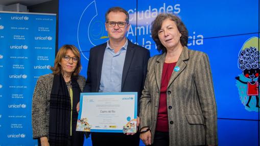 El alcalde de Castro del Río, José Luis Caravaca (IU), durante un acto