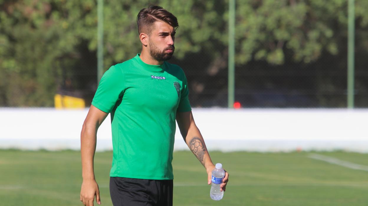 Josema, durante un entrenamiento