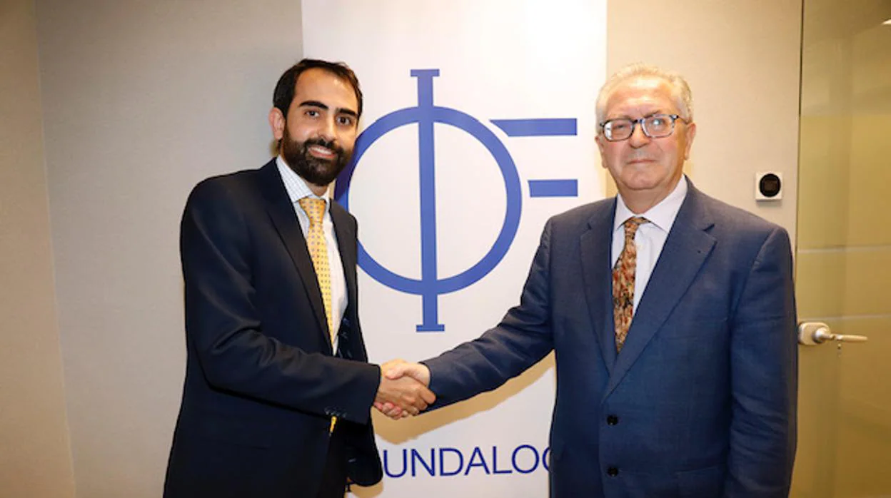 El director general de Fundalogy, Javier de Pro, y el del PTA, Felipe Romera