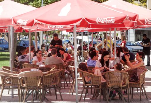 Una terraza en Arroyo del Moro