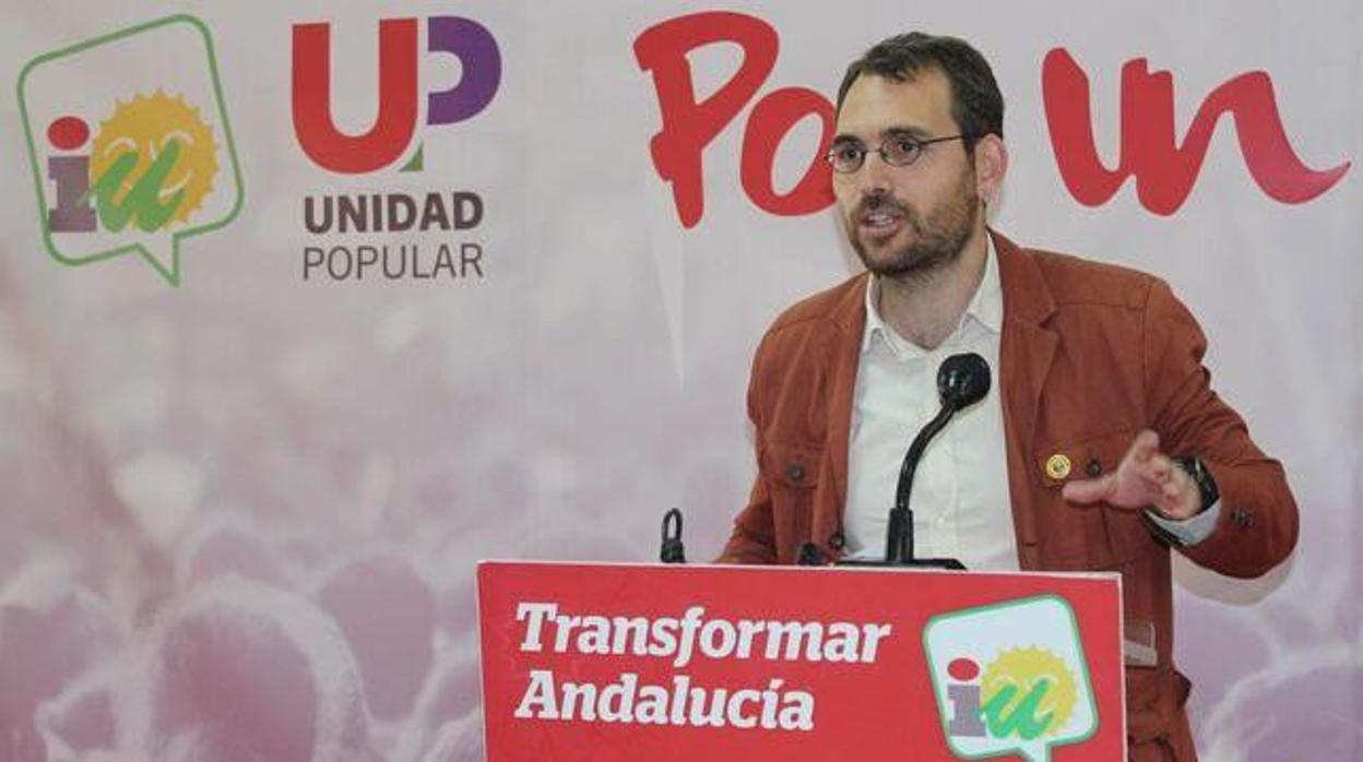 El nuevo coordinador general de IU Andalucía, Toni Valero