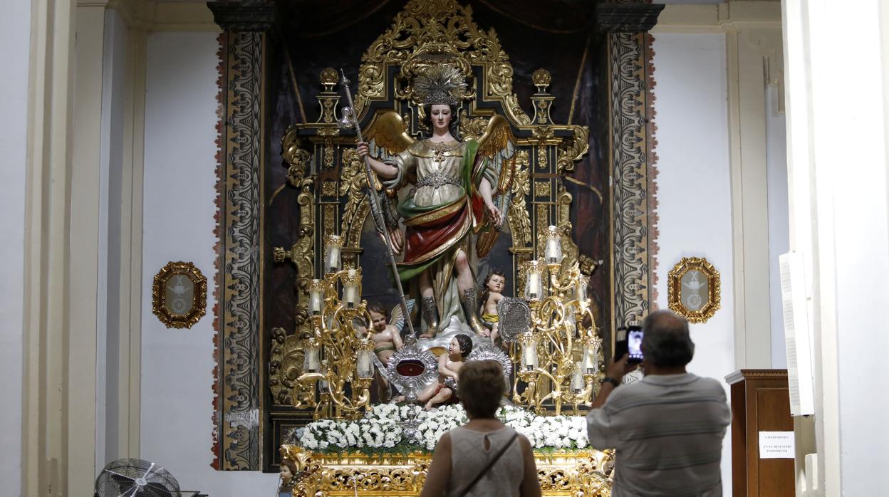 El Arcángel San Rafael, Custodio de Córdoba, en la iglesia de San Andrés