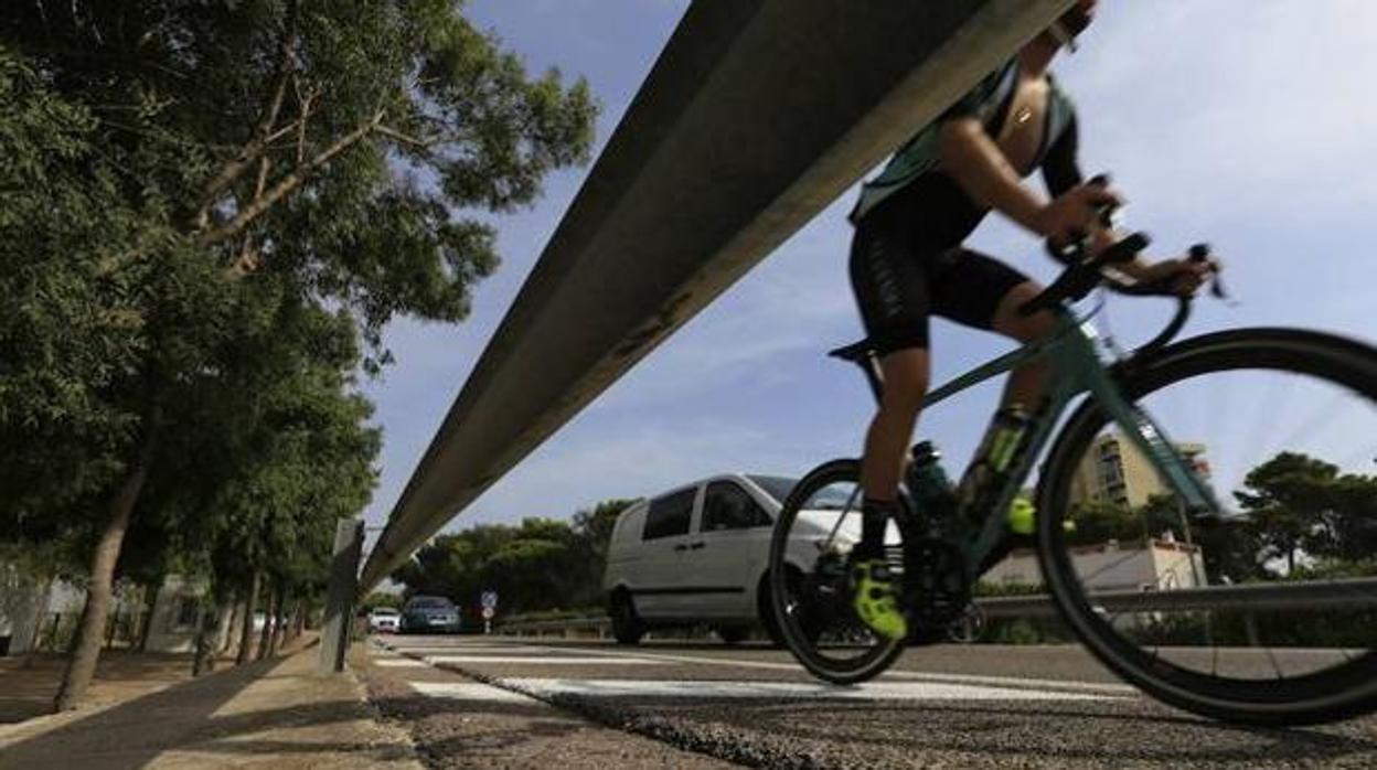 Uno de los accidentados ha sido un ciclista