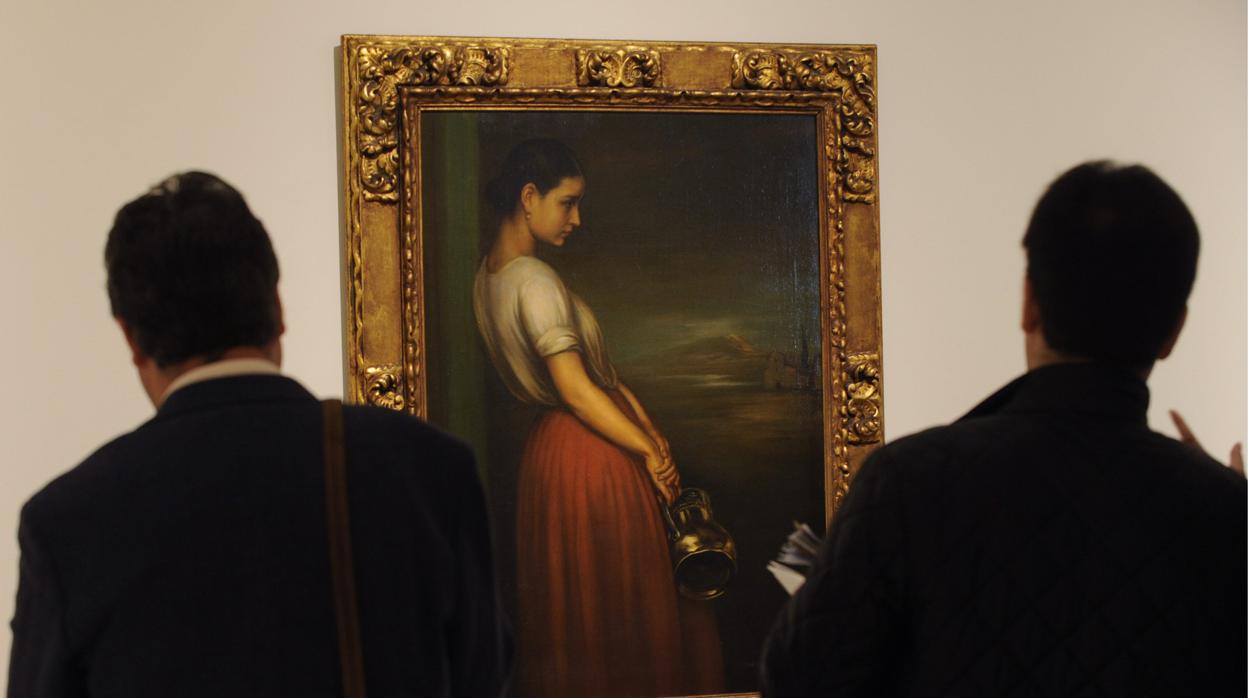 «Joven con jarro», expuesto en el Thyssen de Málaga en 2013