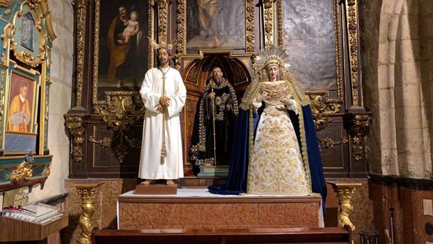 Los titulares de la Sentencia de Córdoba se trasladan de altar por motivos de limpieza