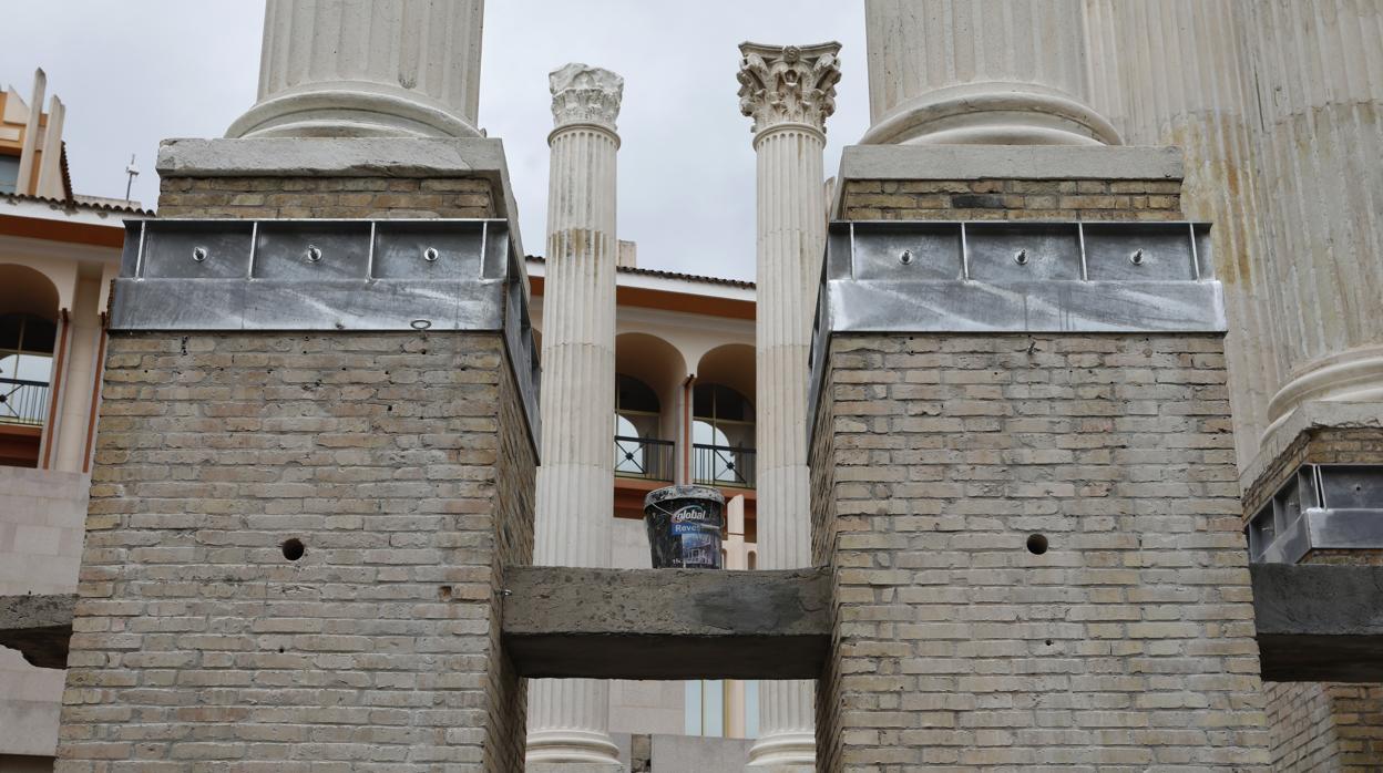 El Templo Romano, una de las obras pendientes de remodelación del Plan Turístico
