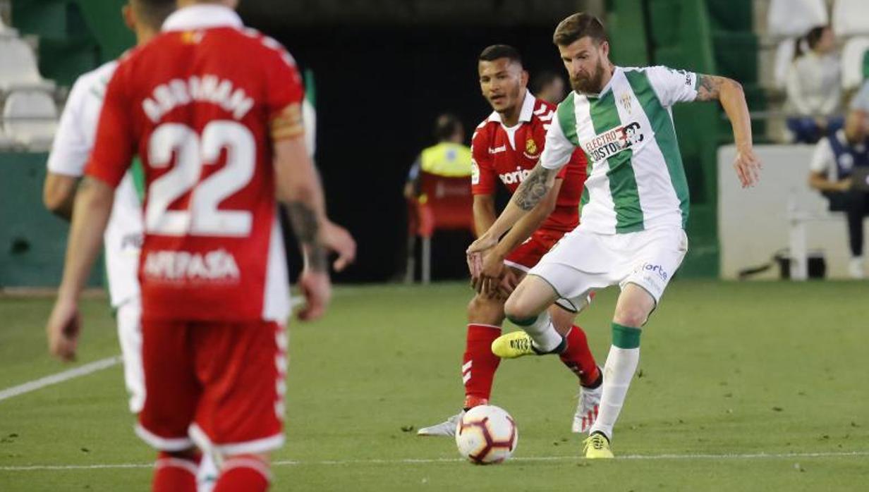 Chus Herrero durante un partido de la temporada pasada