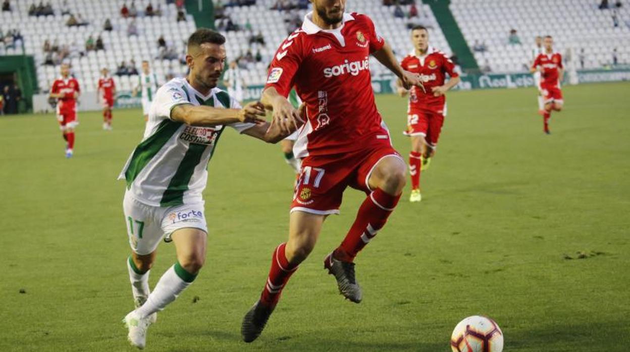 José Manuel Fernández en un partido de la pasada temporada