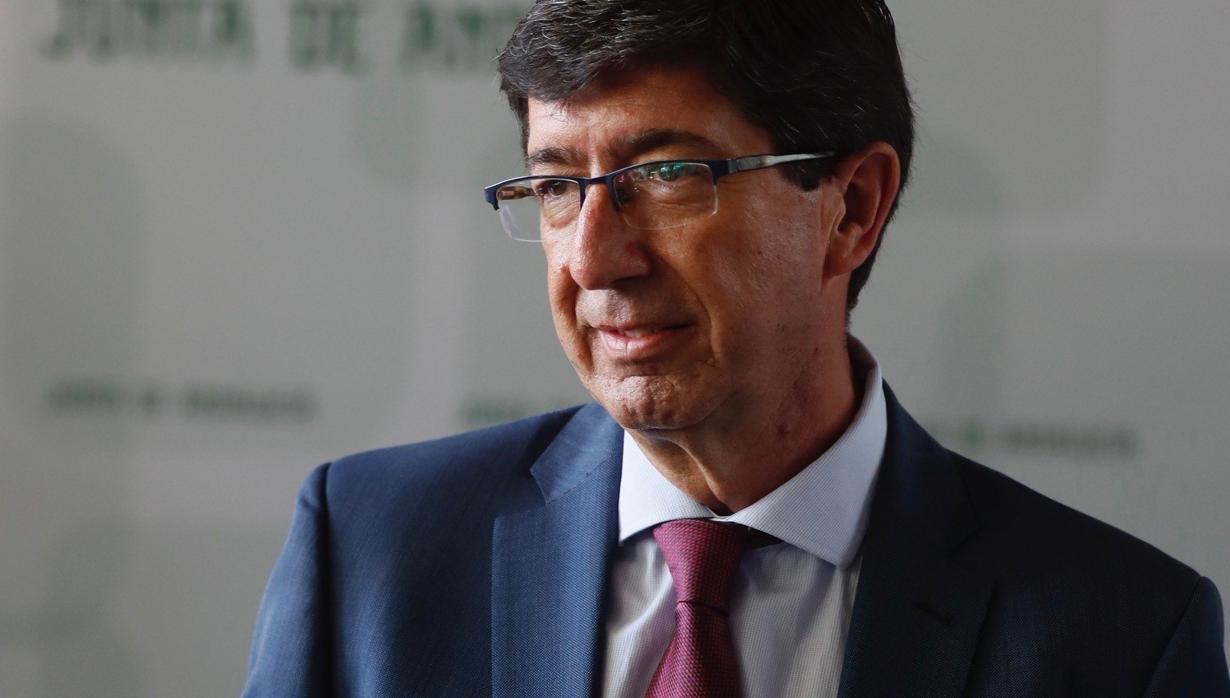 El vicepresidente del Gobierno andaluz, Juan Marín