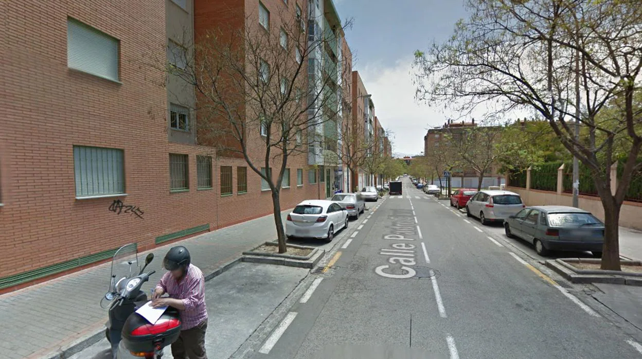 La calle donde sucedieron los hechos, en Granada capital