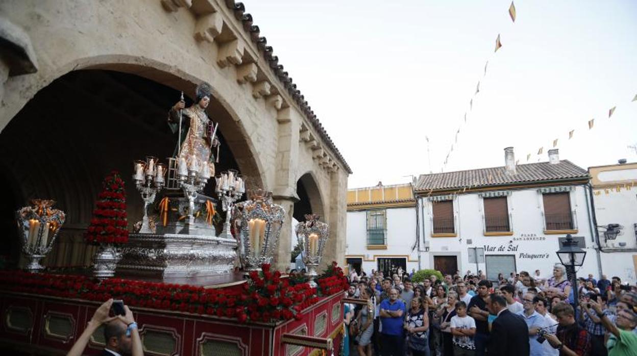 Procesión de San Lorenzo el pasado año