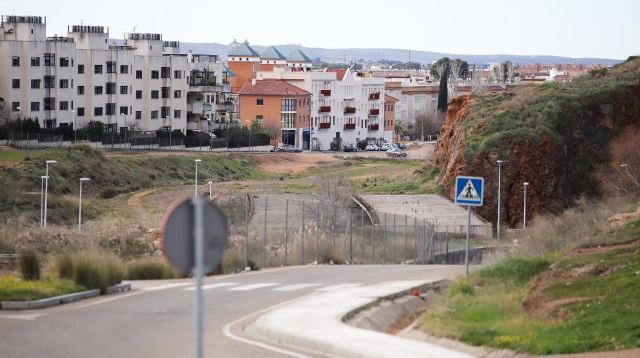 Obras en la Ronda Norte, en la zona de Mirabueno