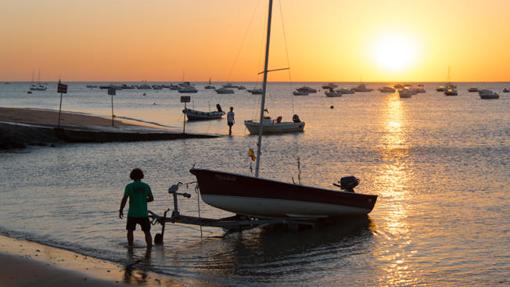 El espectáculo del atardecer en Sanlúcar