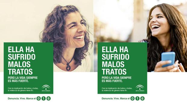 La Junta de Andalucía defiende su campaña «en positivo» contra el maltrato a la mujer