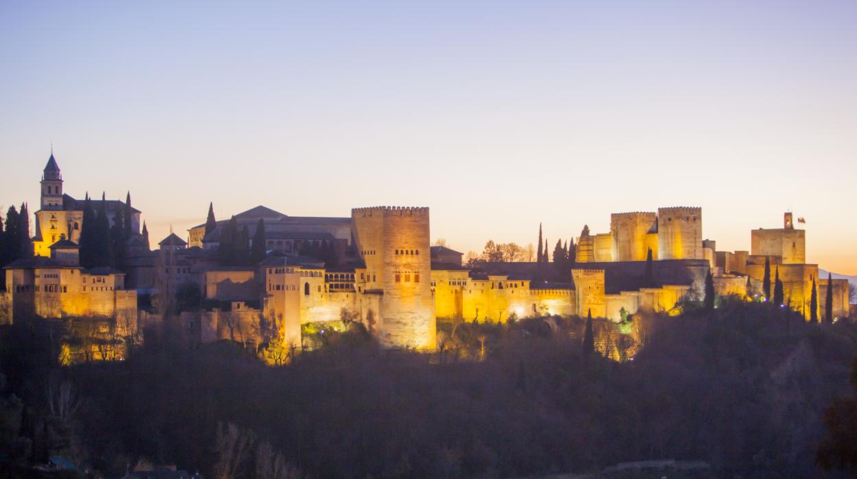 Vista exterior de la Alhambra