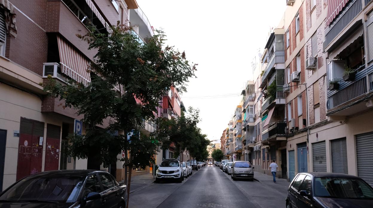 Calle Marqués de Guadalcázar, en el barrio de Huerta de la Reina