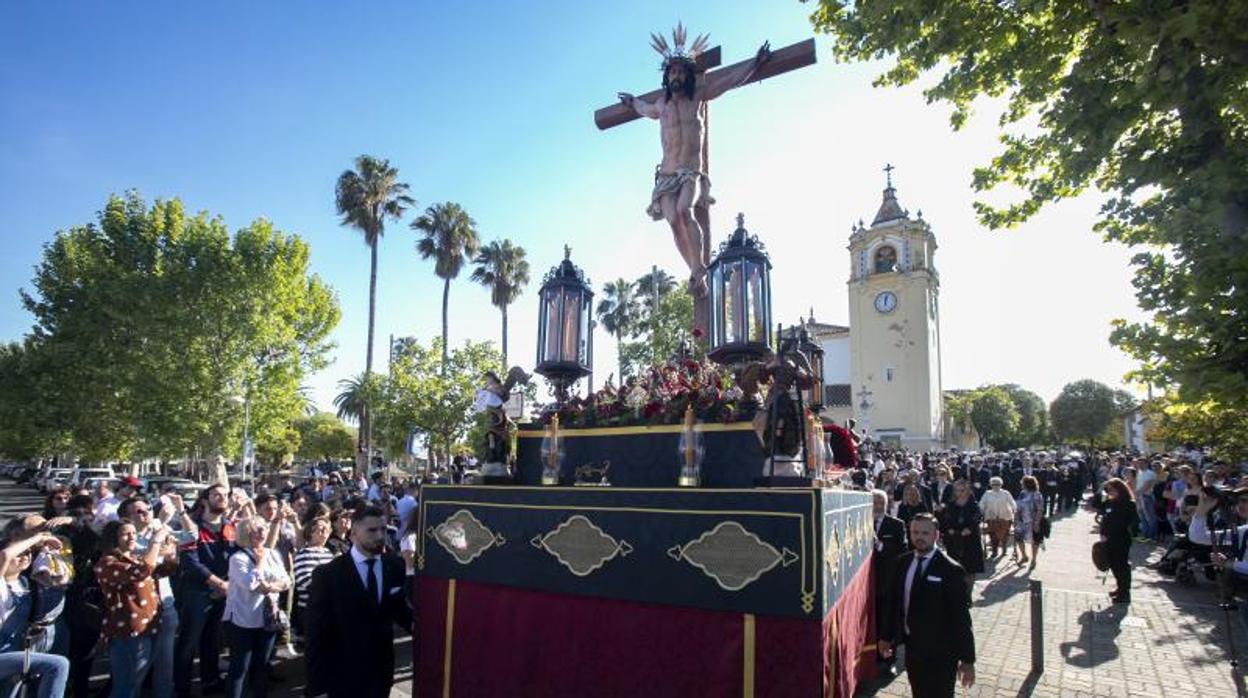 El Cristo de la Conversión durante la Semana Santa de 2019