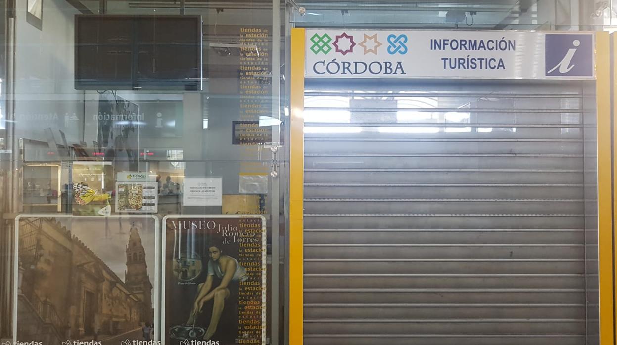 Punto de información turistica de la estación, esta semana