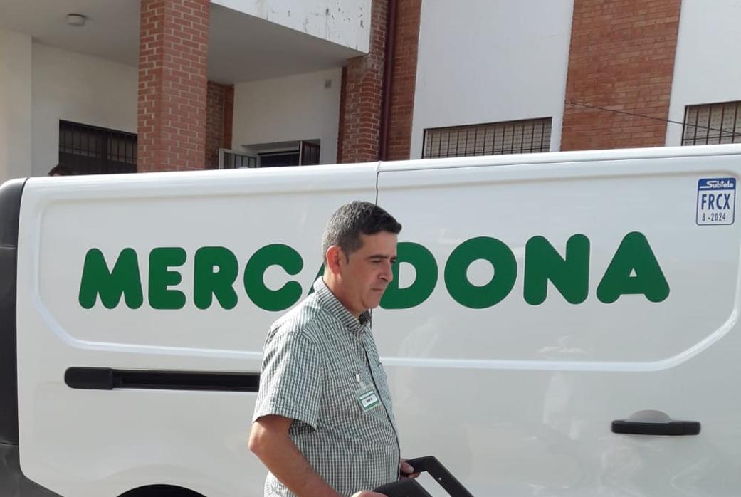 Repartidor de Mercadona en Montilla