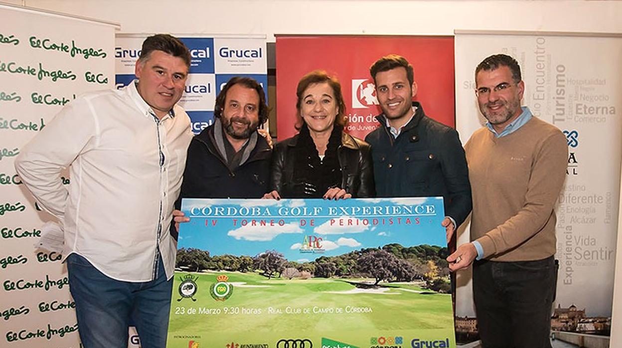 Blanca Fernández fue la madrina del «Córdoba Golf Experience»