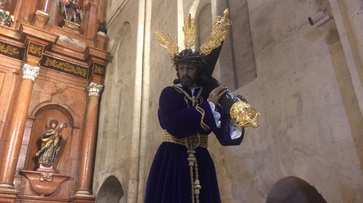 Jesús Nazareno de Cañete de las Torres, en la iglesia de San Miguel