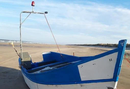 Una nueva patera llega a las playas de Doñana
