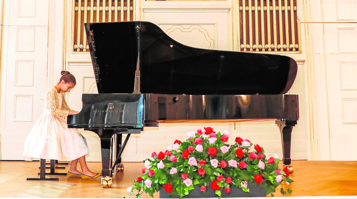 Laura Arias, durante un recital en Salzburgo, cuna de Mozart