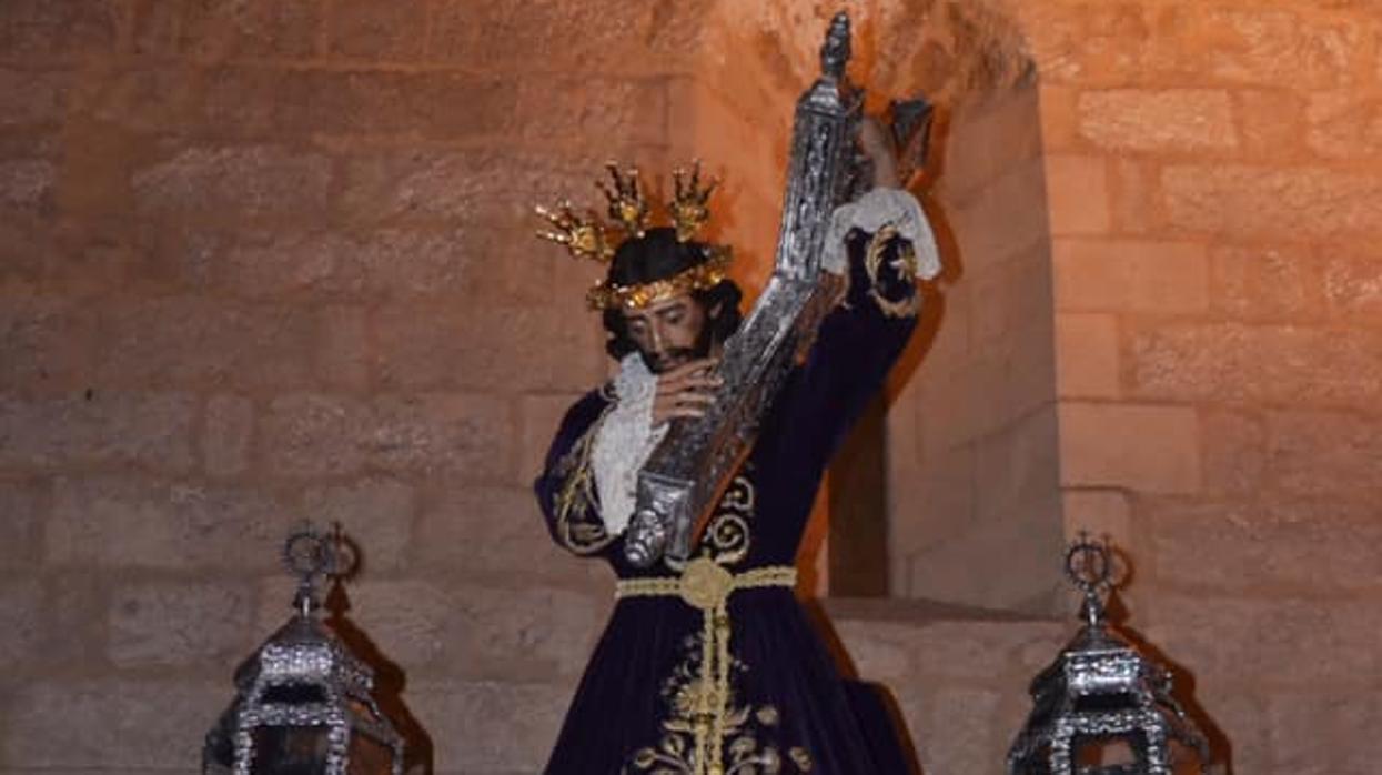 El Nazareno de Fernán Núñez en la Basílica Menor de San Pedro