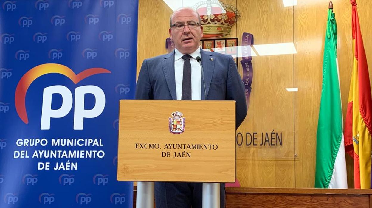 Javier Márquez, portavoz del grupo popular del Ayuntamiento de Jaén