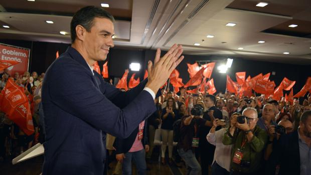 Pedro Sánchez: «La "E" de España es también la "E" del PSOE»