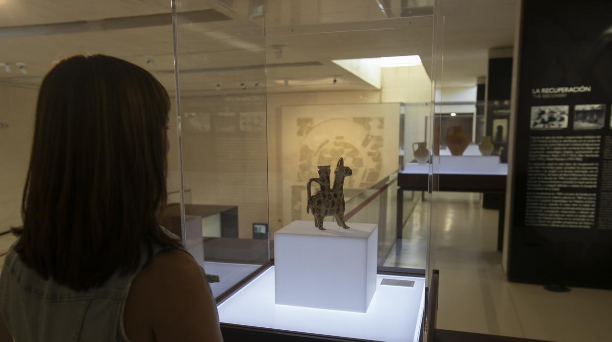 Sala de exposiciones del Centro de Visitantes de Medina Azahara