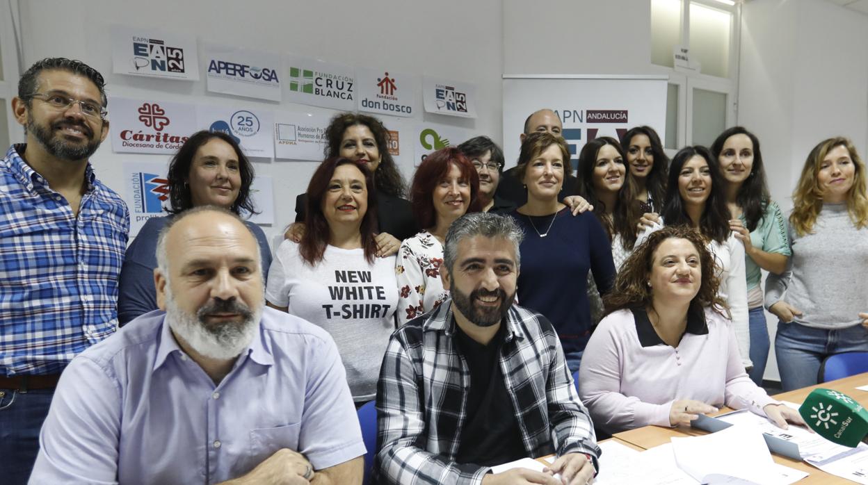 Miembros de la Red Andaluza de Lucha Contra la Pobreza y Exclusión Social