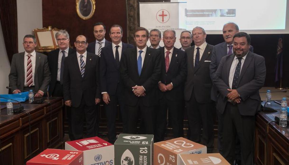 Presidentes de las Agrupaciones de cofradías de toda Andalucía