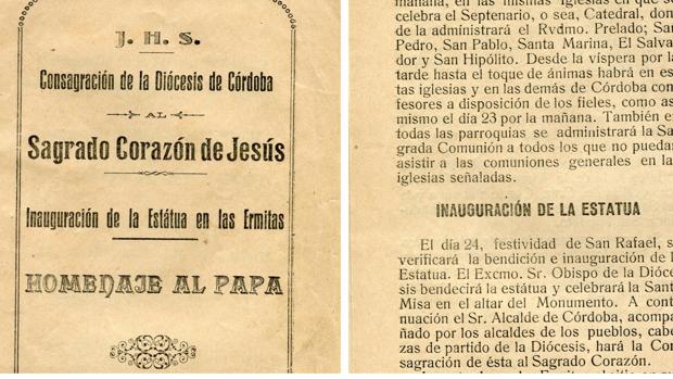 24 de octubre de 1929, el día que se dedicó en Córdoba al Sagrado Corazón de Jesús