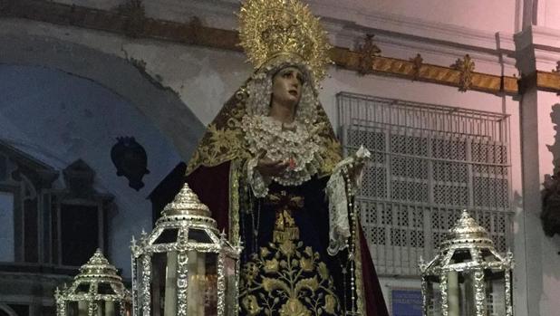 Rosario vespertino en Santa María