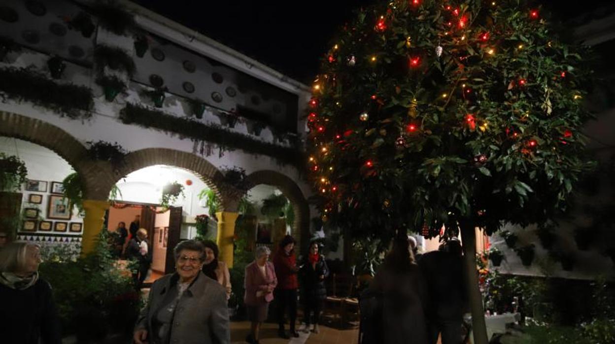 Un patio de Córdoba durante la Navidad del año pasado