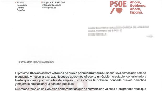 Pedro Sánchez se «olvida» del pacto andaluz en su carta a los electores