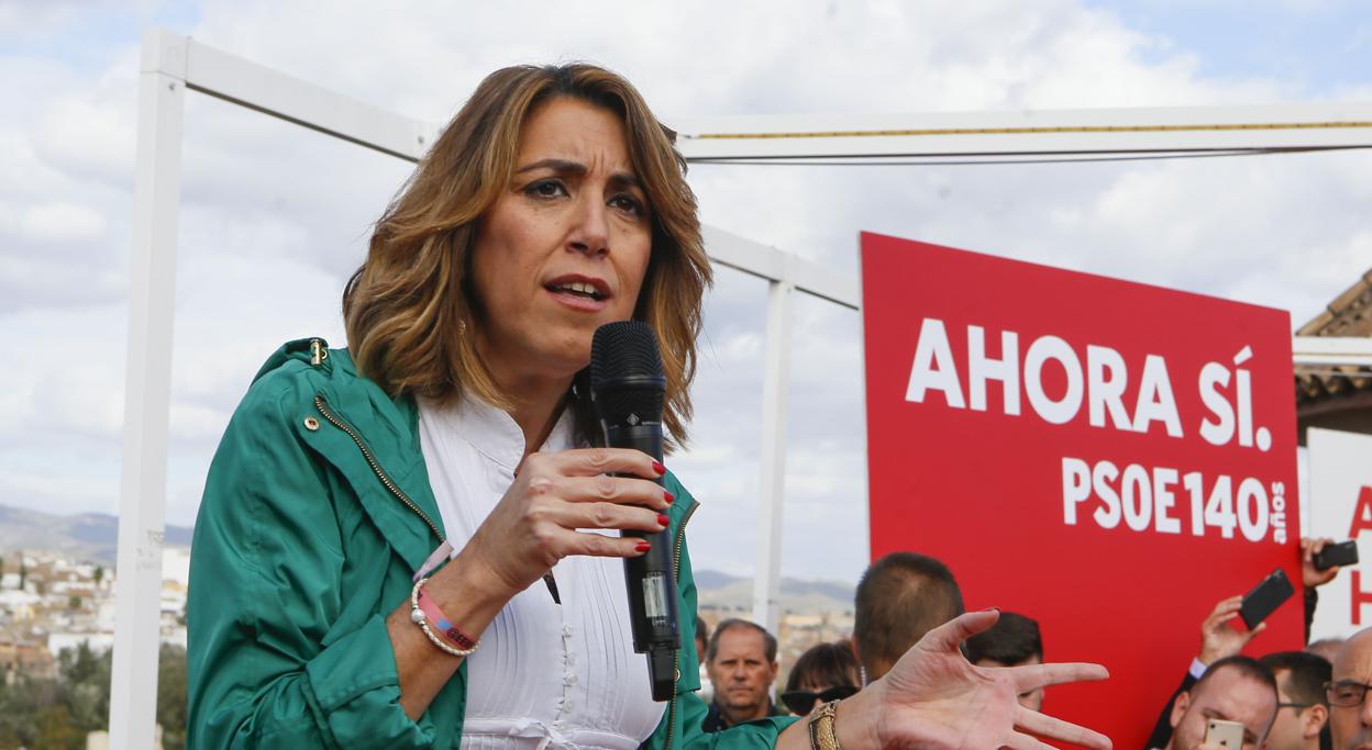 Susana Díaz en un acto celebrado este miércoles en Córdoba