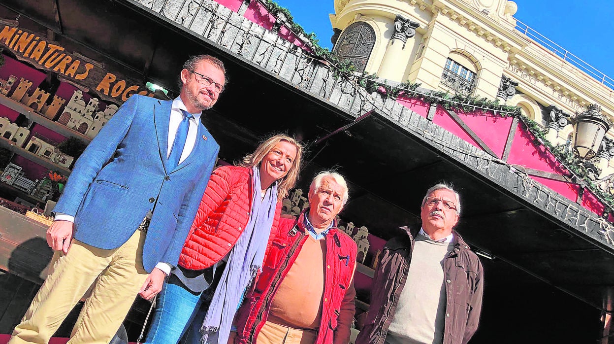 Inauguración, ayer, del Mercado Navideño