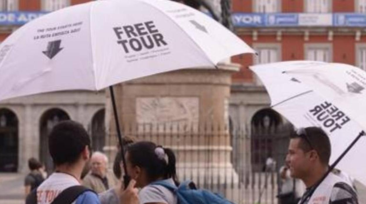 Un «free tour» en una imagen de archivo