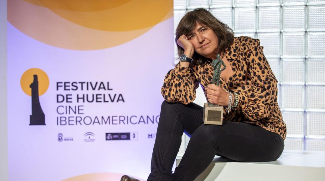 Remedios Malvárez, tras recoger el premio