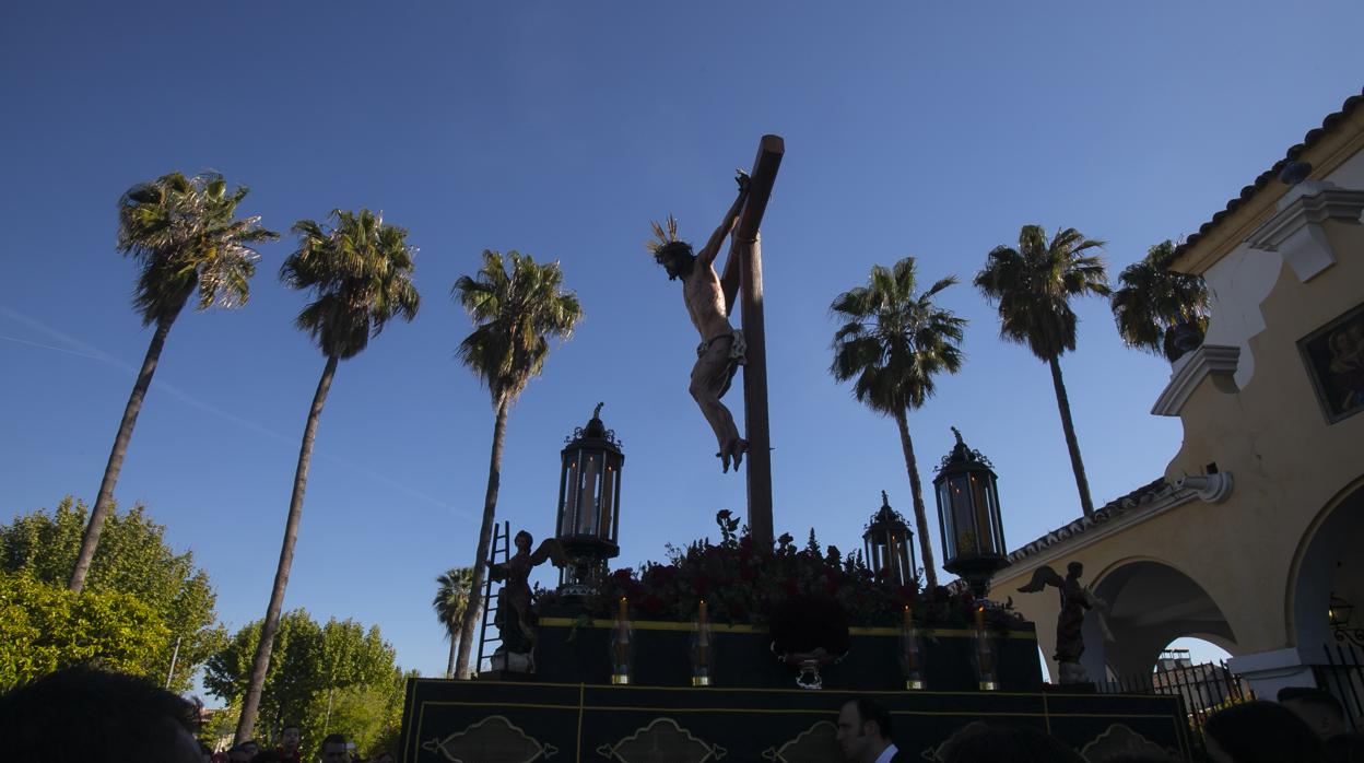 El Cristo de la Oración y Caridad, el pasado Sábado de Pasión