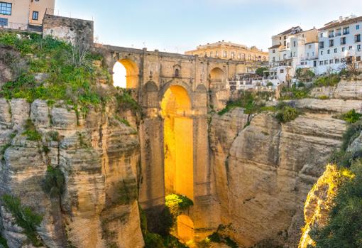 El famoso tajo de la ciudad de Ronda, en Málaga