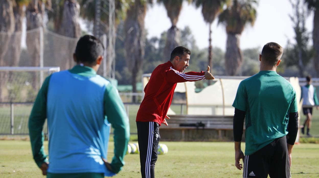 Agné, en un entrenamiento