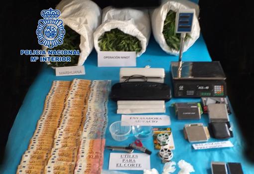 Tres detenidos en Córdoba con 1.500 dosis de cocaína y más de 1.500 plantas de marihuana