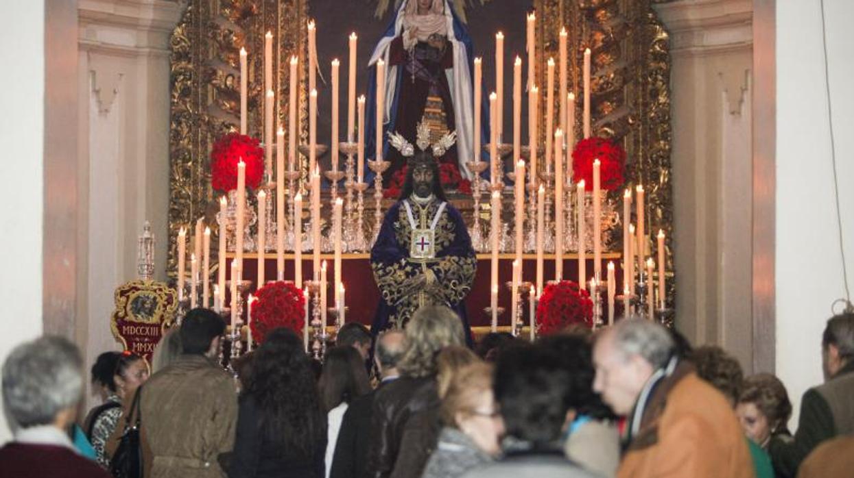 Nuestro padre Jesús Rescatado en un día de actos