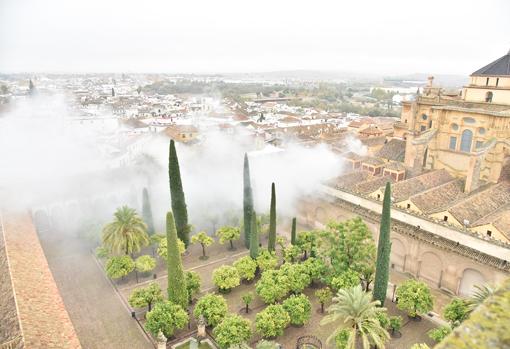 ¿Fuego en la Mezquita-Catedral de Córdoba? No, solo un simulacro para ponerla a prueba